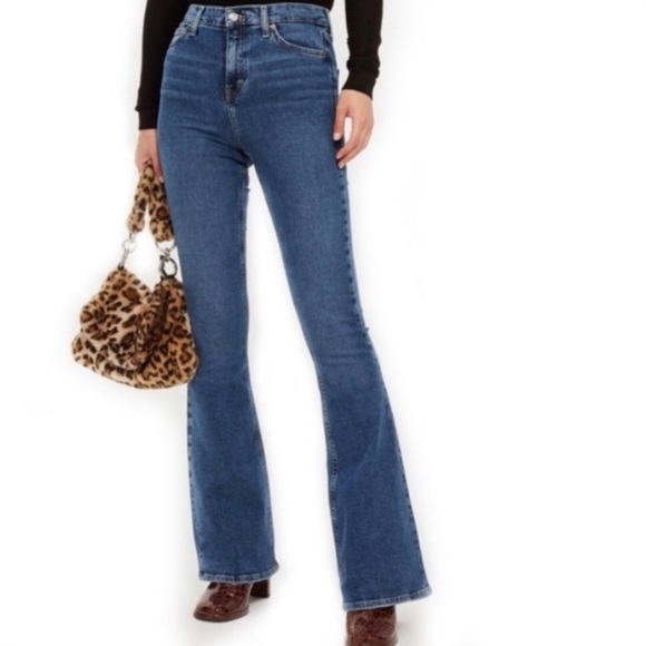 Topshop Denim - Topshop Moto Jamie Flare Jeans 26